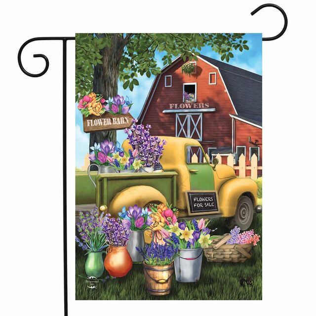 Flower Barn Garden Flag - ABC Distributors, Inc.