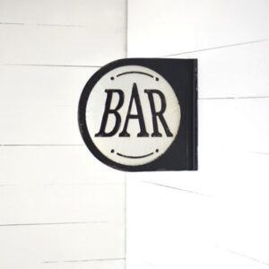 Bar Off Wall Sign