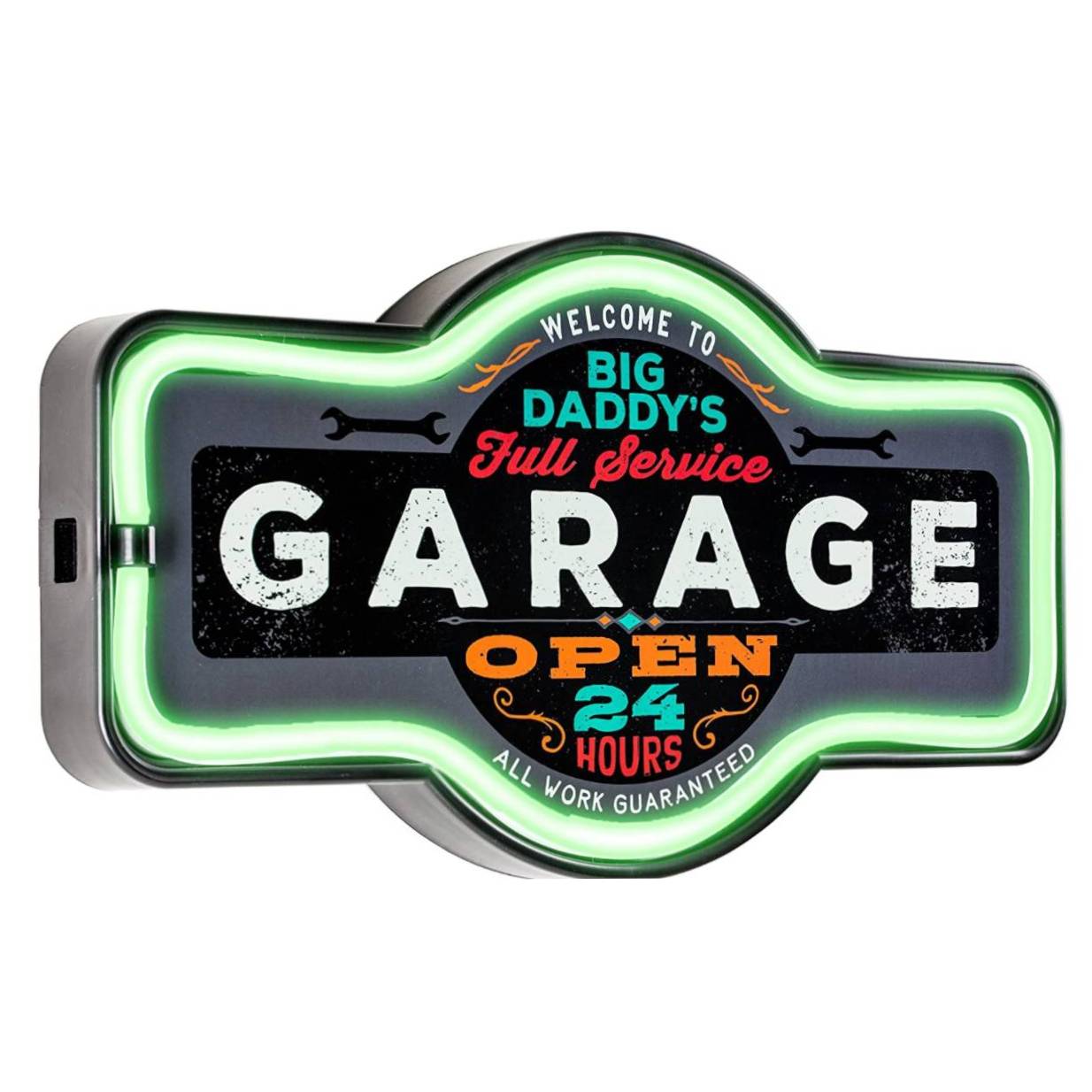 Neon Sign - Dad's Garage - Sound Leisure Limited