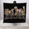 Scary Things Throw Blanket