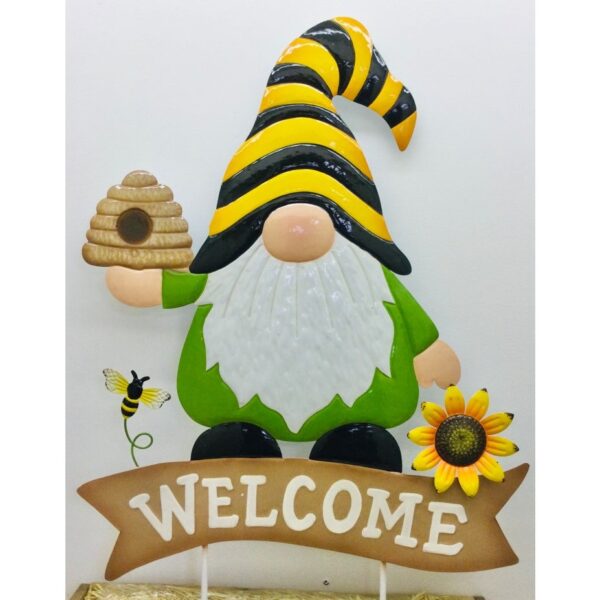 35" Bee Welcome Gnome