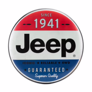 18" Jeep Metal Dome Sign