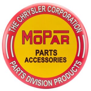 24" Mopar Metal Dome Sign