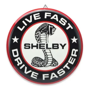 18" Shelby Metal Dome Sign