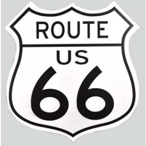 31" Rt. 66 Metal Sign