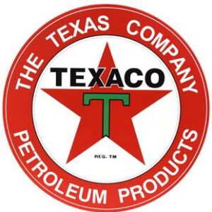 31" Texaco Metal Sign