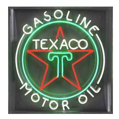 16" Texaco Acrylic Neon Sign